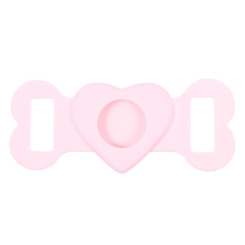 2Pcs Pink Pet Protector Silicone Cover for Tracking Collar 1