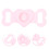 2Pcs Pink Pet Protector Silicone Cover for Tracking Collar 9