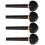 8St Cello Stem Knoppen Set Zwarte Ebony Afwerking 1