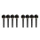 8St Cello Stem Knoppen Set Zwarte Ebony Afwerking 7