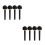 8St Cello Stem Knoppen Set Zwarte Ebony Afwerking 3