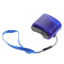 2Szt Przenośna Ręczna Ładowarka USB Do Telefonów Niebieska