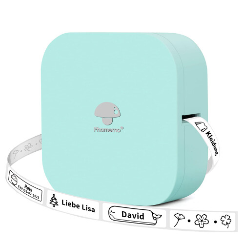 Effortless Customization Label Makers Machine, Bluetooth Label Printer with Portable Design for High-Quality Inkless Printing at Home Office School,