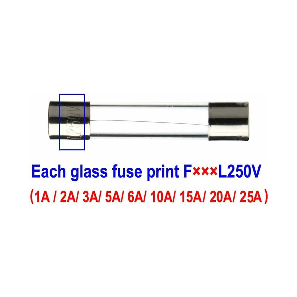 Energy-Efficient Quick-Blow Car Glass Tube Fuses, Watertight Holders For Diverse Applications, Ideal For Automotive, Marine & Household Use 9169997105813