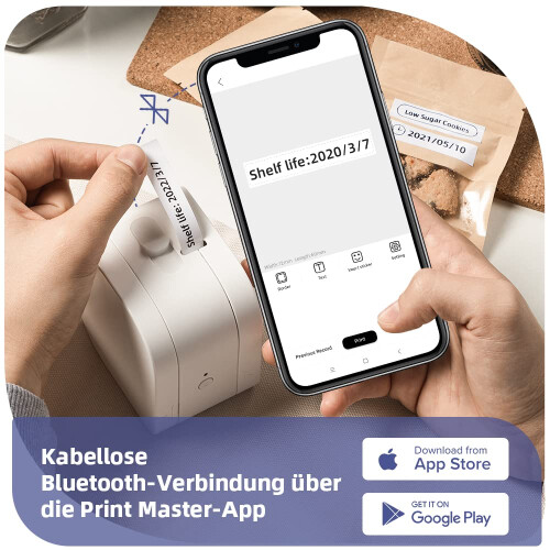 Portable Label Maker, Thermal Transfer Technology Offers Durability Unmatched By Ordinary Labels, Multi-Material Printing Accommodates Various Needs, 1