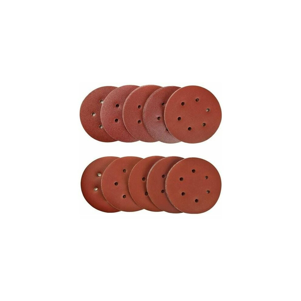 Dust Extraction Optimized Sanding Discs, Aluminium Oxide Abrasive Ensures Smooth Finishing, Anti-Static Property Prevents Dust Buildup, Hook And Loop 9340959469192