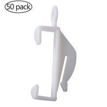 Curtain Slider Hooks, Rod Slides for Curtains Hold the Curtains Sturdy, Traversing Slides That Don't Require Rod Disassembly, Plastic Bean Sprout