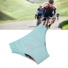 Shorts da ciclismo maschile azzurro chiaro 2XL con imbottitura in silicone traspirante