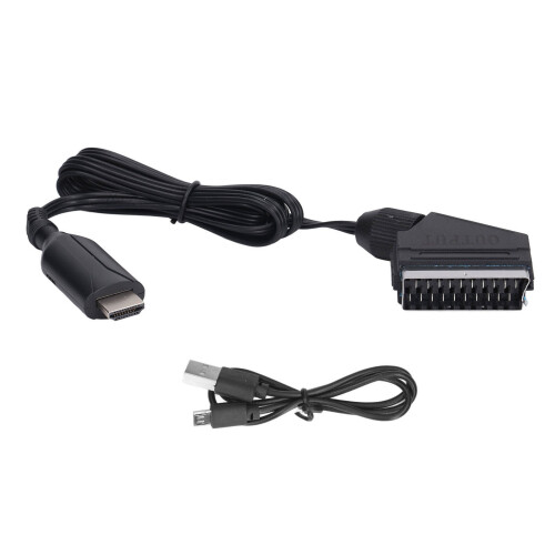 Convertisseur d'interface multimédia HD vers SCART, support 480i/576i pour CRT, VHS, DVD 1