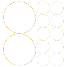 24Stk Goldene Metallringe Für DIY Und