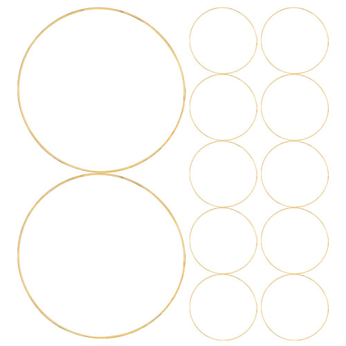 24Stk Goldene Metallringe Für DIY Und