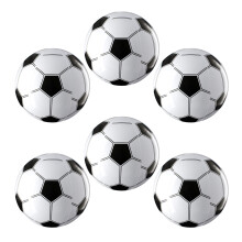 18Stk Schwarz Inflatable PVC Fußball Deko Bälle Für Kinder Party