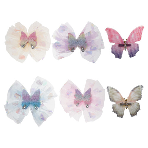 12Stk Schmetterling Haarclips Für Kinder Und Leicht 2