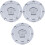 3Stk Kraftstoffdeckel Aluminium Mit Schlüssel Schutz Silber 5