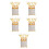 5Sets - Dessertlöffel Set Gold Mit Praktischem 10