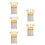 5Sets - Dessertlöffel Set Gold Mit Praktischem 8
