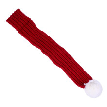 2Stk Stilvolle Rote Strickschals Für Und Katzen Weihnachten
