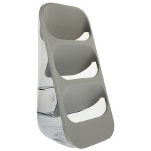 2Stk Grau Besteckhalter Küchen Organizer 3-Stufig Utensilienhalter