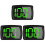 3Stk Universal Auto Head-Up Display Schwarz Digitaler Speedometer 4