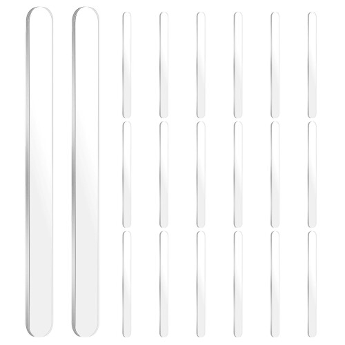 80Stk Acryl Eisstiele Transparent Für Selbstgemachte Und