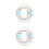 2Stk Holz Wandornament Mediterraner 4