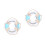 2Stk Holz Wandornament Mediterraner 5