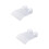 2St Transparant Turtle Basking Platform Met Zuignappen, Wit En 7