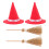 8Sets Mini Heksenhoed En Huisdecoratie 2