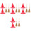 8Sets Mini Heksenhoed En Huisdecoratie 5