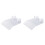 2St Transparant Turtle Basking Platform Met Zuignappen, Wit En 2