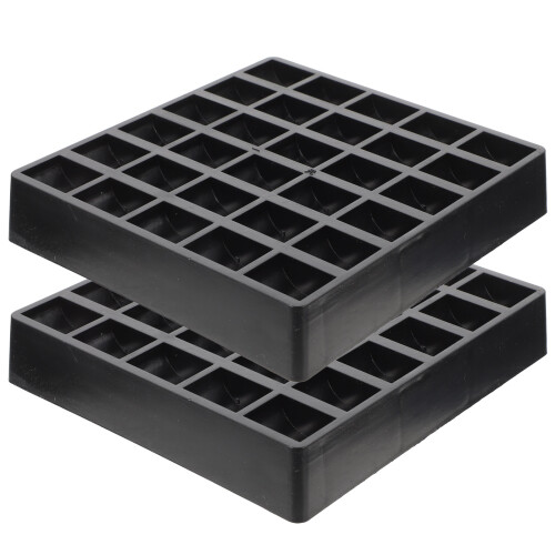 8Stk Kompakte Münzbox Schwarz Münzbehälter Mit Trennfächern 1