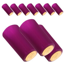 400Stk Schrumpfkappen Weinflaschen Zubehör Verschluss Violett PVC