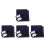 4Sets Handmade Blue Sashiko Coaster Kit DIY Traditional Sewing Set 7