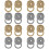 16Pcs Durable Metal Earring Backs for Droopy Ears Secure Stud Earrings 7