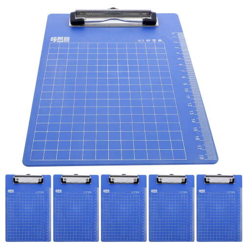 12St A5 Plastic Clipboard Met Liniaal En Ophangoog 1