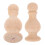 6Pcs Solid Wood Staircase Finials in Khaki for Elegant Home Decoration 3