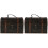 2Stk Holz Schmuckbox Desktop Organizer Retro 2