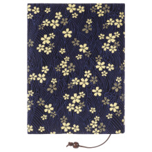 2Pcs Blue Cloth Book Sleeve Stylish Hand-Made Protective Book Cover