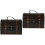 2Stk Holz Schmuckbox Desktop Organizer Retro 4