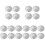 20Pcs Sturdy Silver Car Tire Hub Covers Replacement Plastic Caps 4