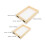 4Pcs Durable Natural Wood Screen Frame for Handmade Paper Craft 3