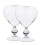 4Pcs Beautiful Transparent Heart-Shaped Cocktail Glass Cups for Party 9