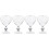 4Pcs Beautiful Transparent Heart-Shaped Cocktail Glass Cups for Party 2