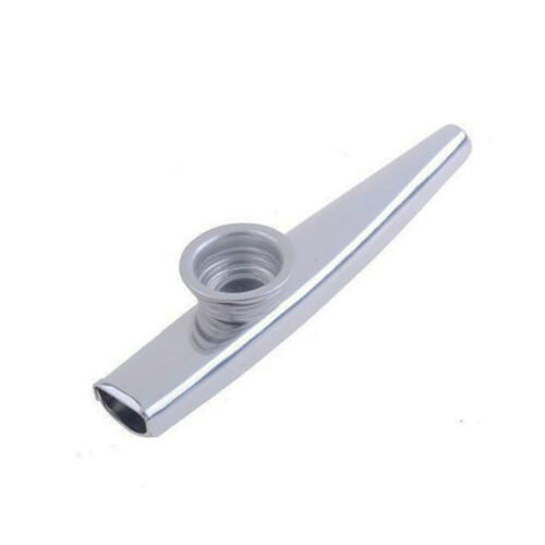 3Pcs Silver Aluminum Ukulele Kazoo Voice