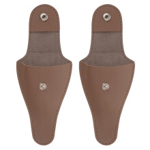 4Stk Scherenhalter PU Leder Schutzcover Nagelpflege Set