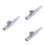 3Pcs Silver Aluminum Ukulele Kazoo Voice 6