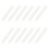 100Pcs Lightweight White Plastic Tape Holders for Office and Home 1