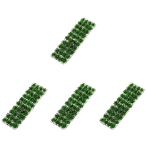 Fake Grass Tuft Decor Green Plastic Grass Cluster for Weddings 1