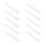 100Pcs Lightweight White Plastic Tape Holders for Office and Home 2