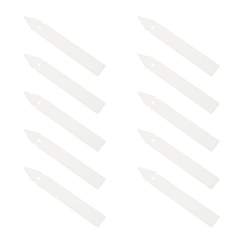 100Pcs Lightweight White Plastic Tape Holders for Office and Home 1